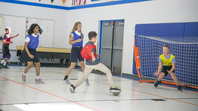 Students in PE