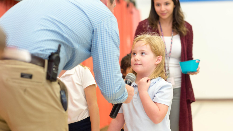 Student receives award