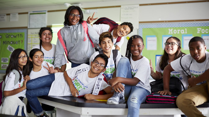 Students in classroom